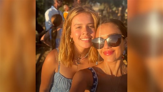 Jessica Alba’s daughter towers over her in rare family photos