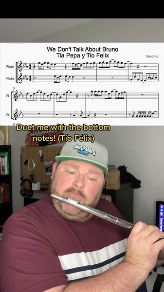 Encanto Flute Cover - We Don't Talk About Bruno Duet