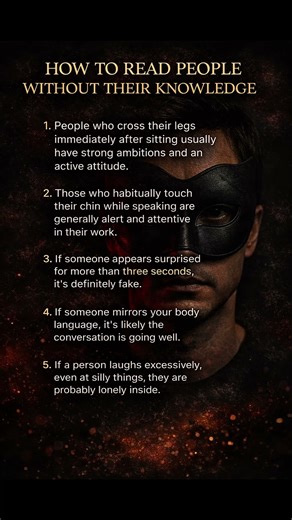 How to Read People in Seconds (They Won’t Notice) 🧠 #psychologyfacts #bodylanguage #socialskills
