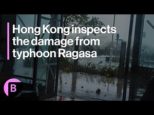 The Aftermath of Typhoon Ragasa in Hong Kong