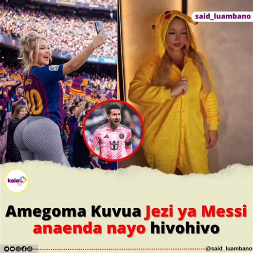 Said Luambano | Kristina Musatova ni miongo mwa Mashabiki wanaowakilisha Kundi la Mashabiki wengi wenye Mapenzi na Messi na kuvaa Jezi yake kwenye Michezo... | Instagram
