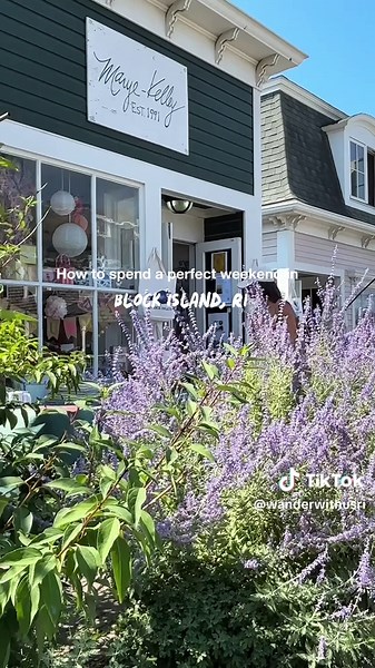 How to Spend a Weekend on Blocked Island, RI Save this for your summer bucket list 📌 & follow @wander____withus for more hidden gems, coastal getaways, and cozy-luxury travel guides. We packed ferry rides, beach bars, zedonks, sunsets, and banana mudslides into one dreamy weekend — here’s your playbook ⬇️ 🛳 Arrive via @blockislandferry (Galilee or Newport) ☕ Coffee breakfast @persephoneskitchen or @bagelshopbi (skip the line by heading to Persephone’s Petite!) 🏖 Beach day drinks live music @b