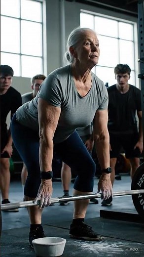 Grandma Effortlessly Lifts Massive Weights, Shocking Everyone | #gym #strength #grandma #power