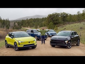 Small EV SUV Driving Comparison! Volvo EX30 vs MINI Countryman vs Hyundai Kona vs Kia Niro