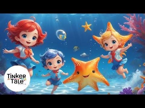 Starfish Song – Toddler Sing-Along About Ocean Friends | Learn Movement | Tiny Tunes Time