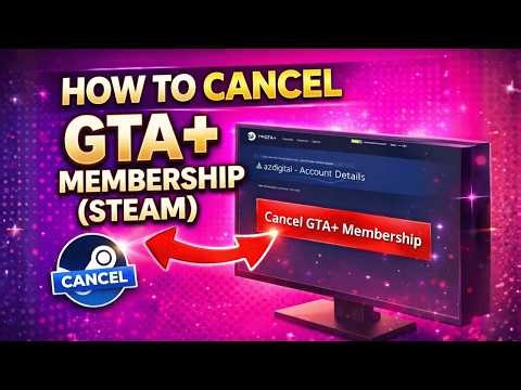 GTA Online GTA+ Cancel Guide for Steam Users