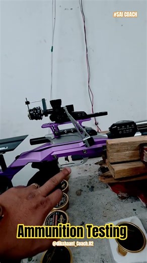 Ammunition Testing #coach #shooting #sai #nrai #issf #fwb900 #testing #dikshantjadhav