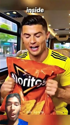 🎯 Neymar hid inside Ronaldo's Chips bags | Episode - 2 #ronaldo #trendingshorts #shorts #explorepage