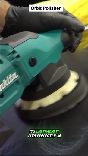 Makita PO500DZ 🔥 The Cordless Polisher Every Pro Needs! #MakitaPO500DZ #DIYTools #shorts