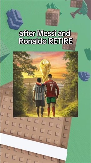 What Happens After Messi And Ronaldo RETIRE😭#shorts #roblox #robloxrant
