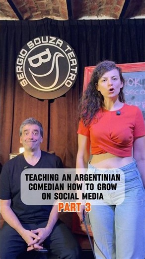 Teaching an Argentinian comedian how to grow on social media | Part 3