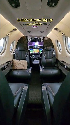 showing King Air 360 inside, a jet in the Fidae Valley in Chile, a safe and beautiful plane