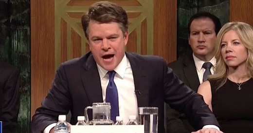 Matt Damon Loses It As A Defcon Kavanaugh On 'Saturday Night Live'