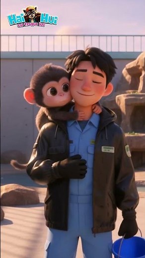 Punch 🐒 Desene pentru copii 😢 The Story of Punch the Lonely Monkey ❤️