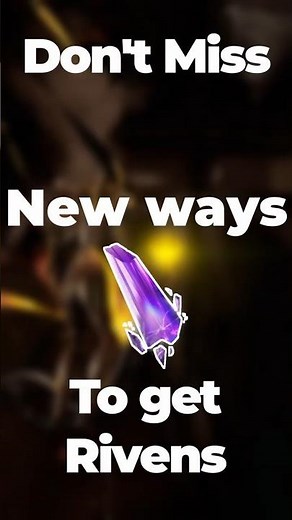There are New and Easy Ways to Get Riven Mods and More in Warframe