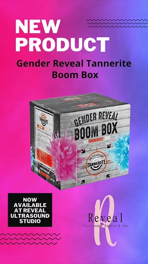 Introducing the Tannerite Gender Reveal Boom Box at Reveal Ultrasound Studio & Spa!