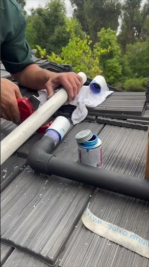Repairing a solar pool heater #plumbing #plumber #workwithme #dayinthelife