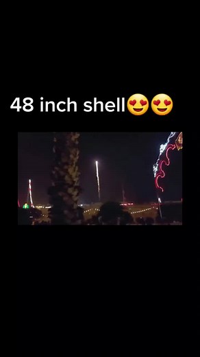 Spectacular 48 Inch Shell Fireworks Display