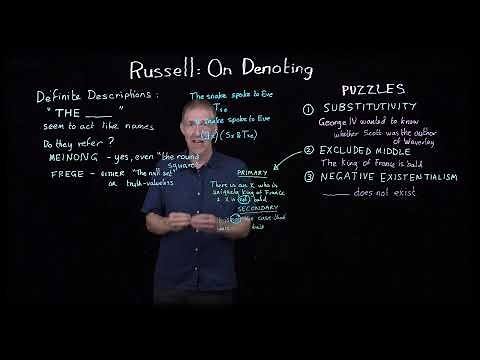 Russell: On Denoting