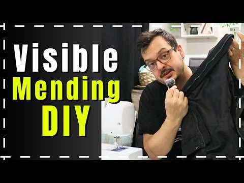 Sashiko on Fast Fashion | Making Damaged Clothes Beautiful Again