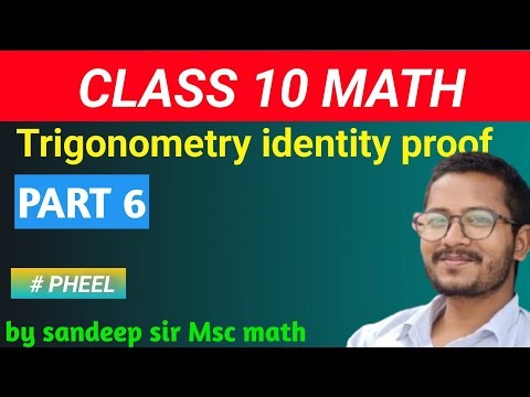 Class 10 math | Trigonometry identity proof | part 6