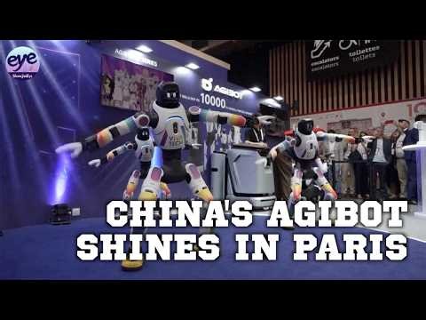 China's AGIBOT showcases embodied AI robots at VivaTech 2026 in Paris
