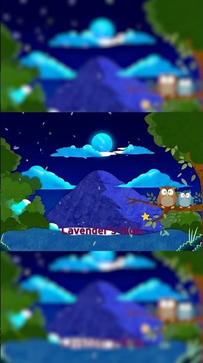 Lavender’s Blue, Dilly Dilly 💜💙 #nurseryrhymes #kidssongs #babysleepmusic