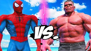 14K views · 156 reactions | SPIDER-MAN VS RED HULK - EPIC BATTLE #Spiderman #RedHulk #EpicBattle | Kjragaming | Facebook