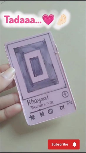 Cute gift idea💡music playlist craft idea 🎶💗#shorts #youtubeshorts #spotify #viral #craft