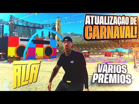 NOVA ATUALIZAÇÃO DE CARNAVAL NO CIDADE ALTA RP! - GTA SAMP ANDROID/PC