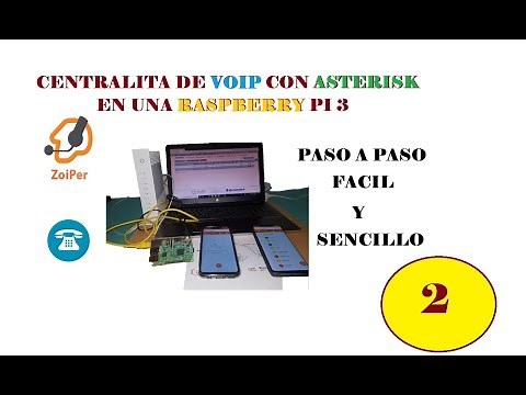 2º Centralita de Voip con ASTERISK en una Raspberry pi 3 || FreePBX