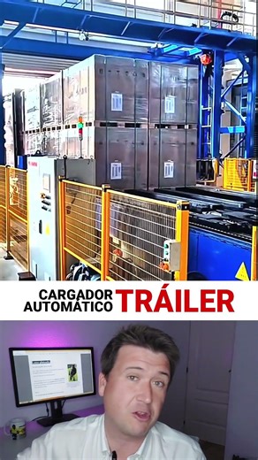 Plataforma de carga automática para tráiler o container