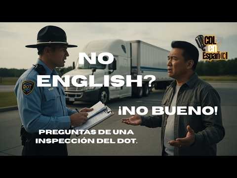 This mistake during a DOT inspection cost him his CDL 🚨 (Doesn't understand English)