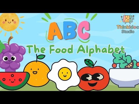 ABC Food Alphabet for Toddlers | Learn A–Z Foods | Alphabet Learning for Kids