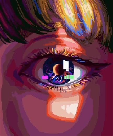 Pixel Art Gallery on Instagram: "Blink in pixel 👁️ 🖌️Artist: @hby_stuff Pixel Art Animation . #pixelart #animation #digitalart #eye"