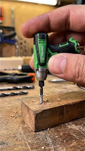 ASMR Tiny Drill, Satisfying Results! Mini Electric Screwdriver in Action #asmr #diy #minitools