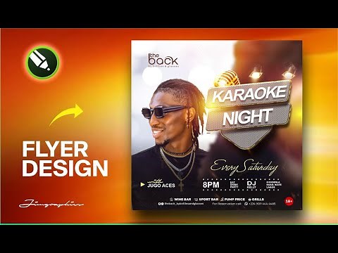 How to Design a Flyer | CorelDraw Tutorial 2024