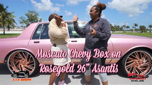 Moscato Chevy box on rosegold 26” Asantis