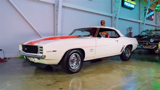 Steve Magnante breaks down this amazing 1969 CHEVROLET CAMARO RS/SS 396 CONVERTIBLE L78 PACE CAR that will be auctioned off by Richmond Auctions Oct 24-25. You can register at bid.richmondauctions.com. Here is a description of this lot: With the L78 375hp/396 and 4 speed transmission, this is one rare pace car. This Camaro had 20,000 miles showing upon restoration. The original Houndstooth interior was so nice, it was left in place. The fact that it's rare is an understatement. A Camaro converti