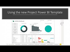 Using the new Project for the Web Power BI Template