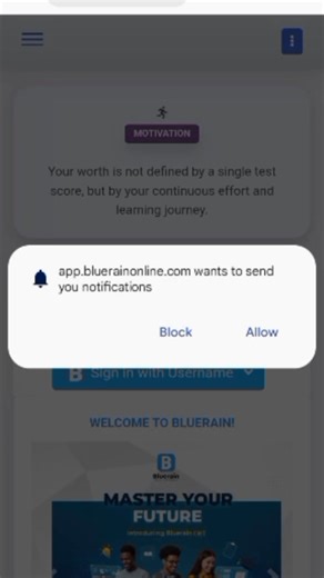 Users *must* accept browser push notifications to use Bluerain. This ensures that ALL users receive important system alerts⚡ https://www.bluerainonline.com #Shoolmanagenentsoftware #SchoolSoftwareNG #NigerianSchoolAdmin #SchoolManagementNG #ManageYourSchool | Bluerain School Management Software | Facebook