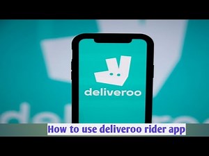 How to use deliveroo rider app| How to use deliveroo app| How to use deliveroo app full demo
