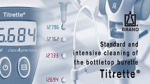 Cleaning the BRAND® Titrette® Bottletop Burette