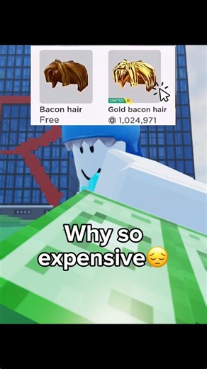Gold Bacon Hair🤑 #roblox #robloxmemes #viral #shorts