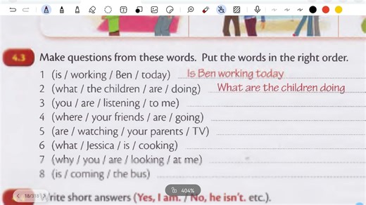 4-be 动词疑问句