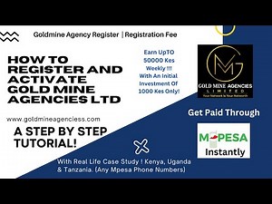 Goldmine Agencies Limited Register | Registration Fee | How To Register Step By Step (2025) ✅🔥🔥🔥🔥✅
