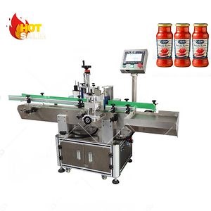[Hot Item] Factory Sale Automatic Round Bottle Labeller Bottle Labeling Machine