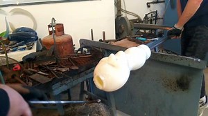 Creating a sculptured glass bust. Video 2 of 4. #mdinaglass #glassmaking #sculpture | Mdina Glass Malta | Facebook