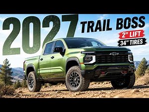 2027 Chevy Silverado Trail Boss Revealed With Major Upgrades