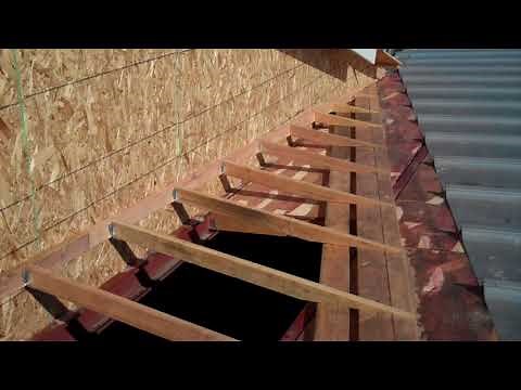 How to build a cricket on a low slope metal roof #3